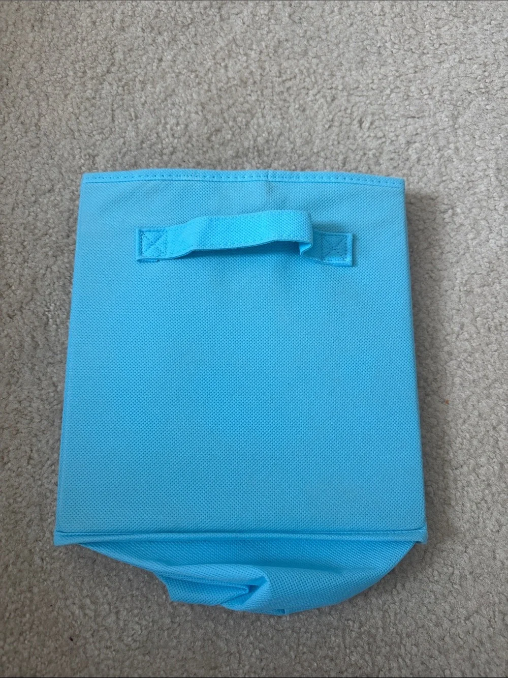Blue Cloth Storage Cube
